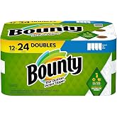 Bounty&reg; Select-A-Size&reg; Double 2-Ply Paper Towels, 98 Sheets Per Roll, Pack of 12 Rolls