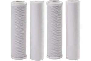 CFS – Pristine Water Filter Kit Includes Sediment & Carbon Cartridge Compatible with Clearsource Premium RV Water Filter System Models – Removes Bad Taste & Odor – 5 Micron (2 Pack Filter Kit)