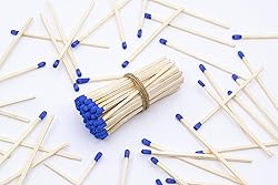 4" Inch Long Wooden Refill Matchsticks with Strike