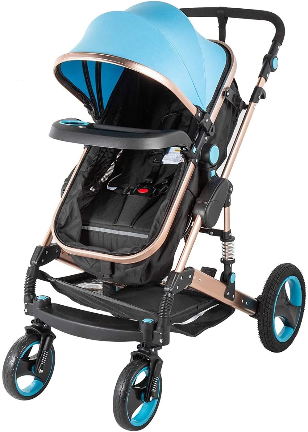 Vevor Bebe Poussette Reglable Haute Systeme De Voyage Pliable De Luxe Pour Vue Systeme De Voyage Pour Poussette Bebe Poussette Landau Avec Ressort Bleu Poussettes Et Landaus Bebe Puericulture Centroarco Com