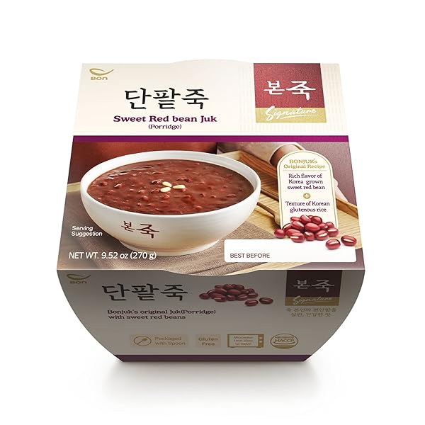BONJUK SWEET REDBEAN JUK(PORRIDGE) BOWL – KOREAN SOUP...