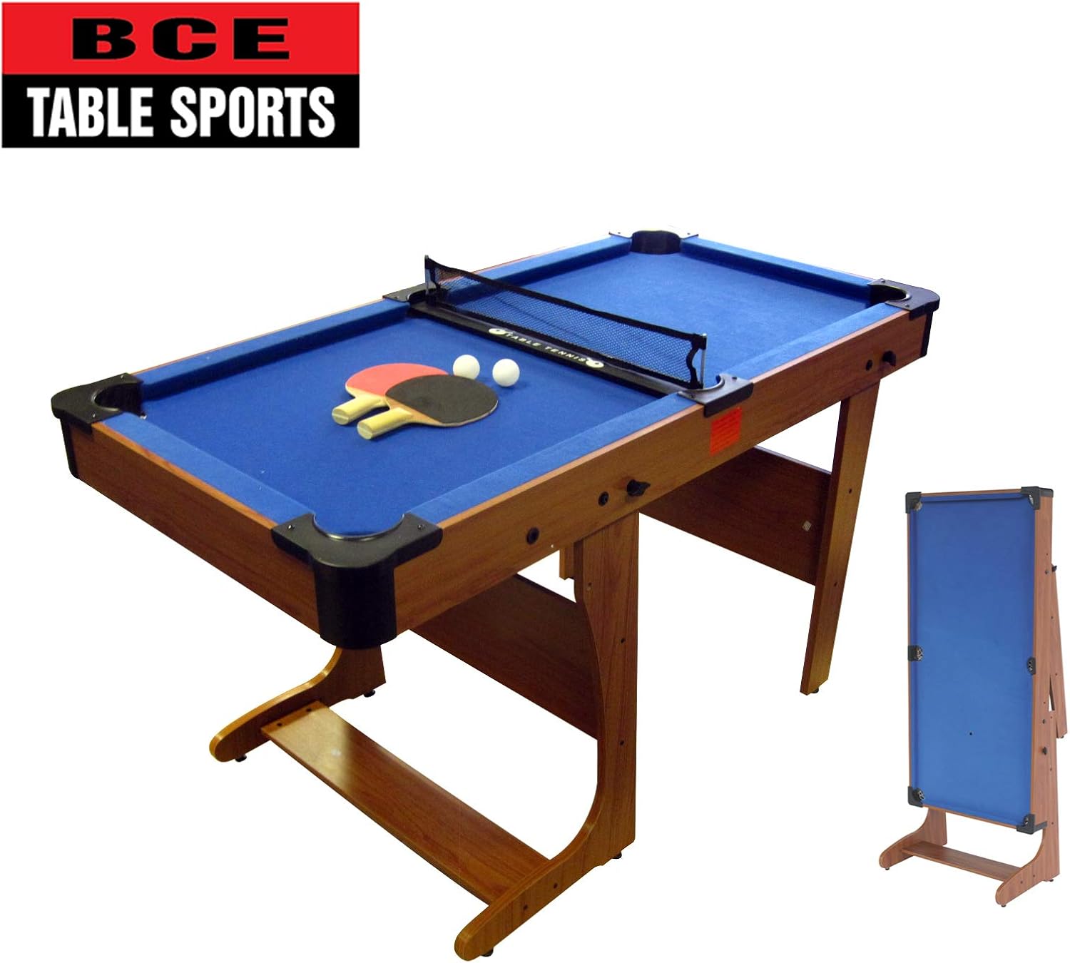 BCE Clifton 4ft 6in Folding Pool Table Amazon.co.uk Sports & Outdoors