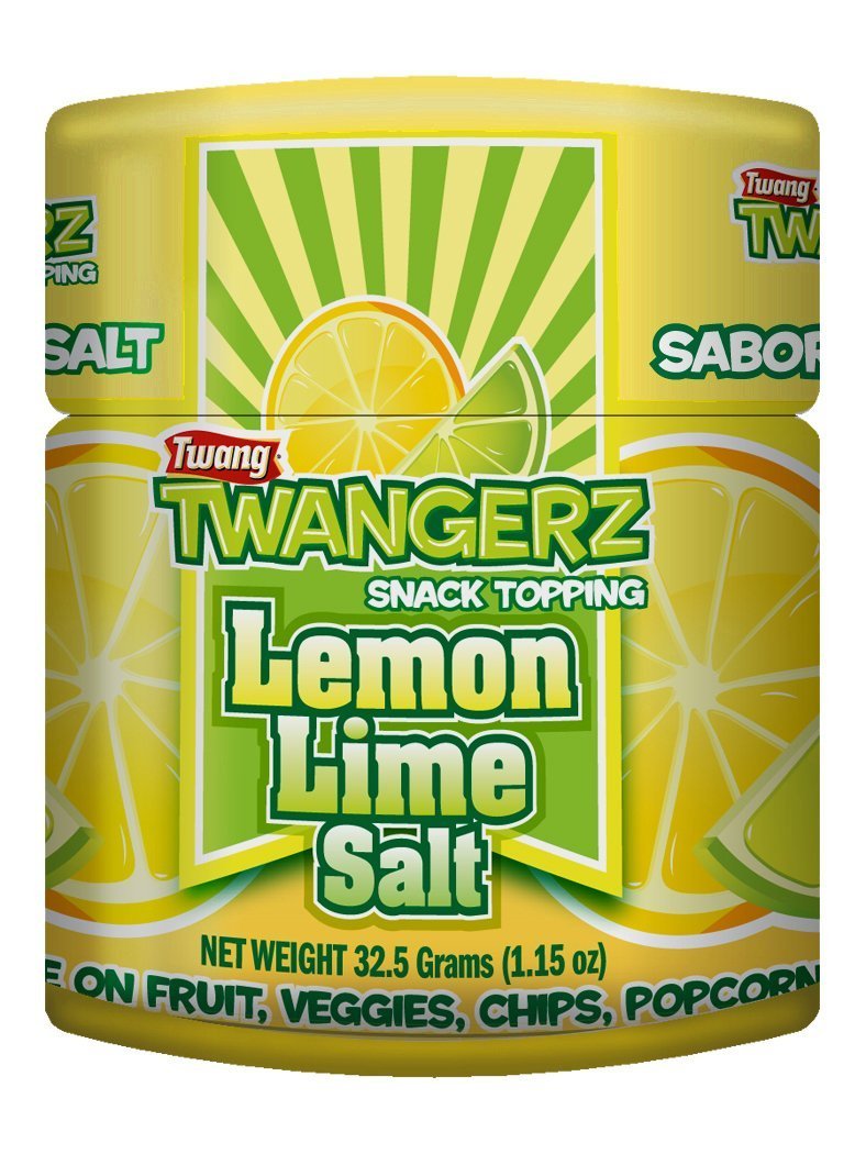 Twang Twangerz Flavored Salt Snack Topping - Lime, Lemon Lime, Mango Chili & Dill Pickle (Assorted, 4 Pack) : Popcorn Seasoning : Grocery & Gourmet Food