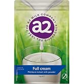 a2 Instant Milk Powder Full Cream 1 kg (Australia Import) | Instant full cream milk powder, 1kg, made from Australian dairy, easy to mix.
