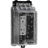ENERLITES Weatherproof Outlet Box with Three 3/4-in Threaded Outlets, Outdoor Electrical Box, 3 Holes 0.75 Each, 1-Gang, 4.57 Height x 2.83 Length x 2.05 Depth, EN1375, Outlet Boxes - Canada ENERLITES Weatherproof Outlet Box with Three 3/4-in Threaded Outlets, Outdoor Electrical Box, 3 Holes 0.75 Each, 1-Gang, 4.57 Height x 2.83 Length x 2.05 Depth, EN1375, Outlet Boxes - Canada