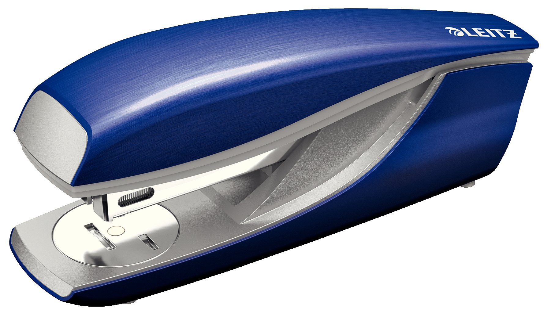 Leitz Stapler, 30 Sheet Capacity, Ergonomic Metal Body, Includes Staples, Style Range, 55620069 - Titan Blue