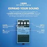 BOSS CH-1 Super Chorus Pedal Mono Stereo Guitar Keyboard Effects view 5