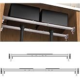 Qualward Undermount Sink Brackets,Adjustable Undermount Sink Support, Stainless Steel Installation Kit for Undermount Kitchen Sink Adjustable Support Pole (29-39.5 inches)