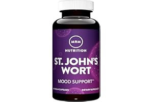 MRM Nutrition St. John’s Wort | 0.3% Hypericin 450mg | Mood + Well-Being Support | Gluten-Free + Vegan | 60 Capsules