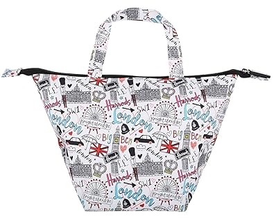 Amazon 英国 Harrods ハロッズ かわいいロンドンイラスト 保冷