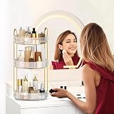 Mokani 360 Rotating Makeup Organiser 3-Tier Spinning Cosmetic Stand view 6