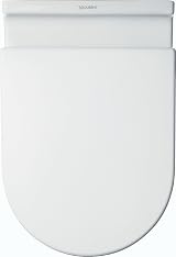 Duravit Starck 3 Toilet Seat White Urea Thermoset Stainless Steel Hinges view 2