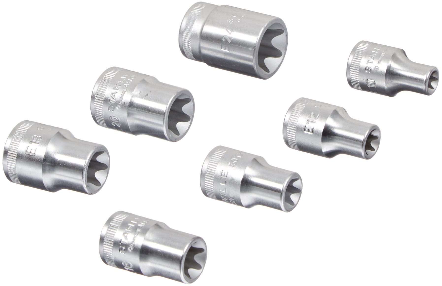Stahlwille 50TX/7 Torx Socket Drive Set (7), 1/2 Inch