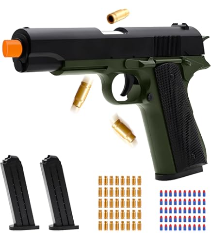 Amazon.com: Toy Gun, Plastic Shell pop-up Toy Gun, with Soft