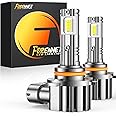 forenner 9006 HB4 Light Bulbs, 6500K Cool White, 800% Enhanced Brightness, 1:1 Halogen Size, Plug-and-Play, Pack of 2