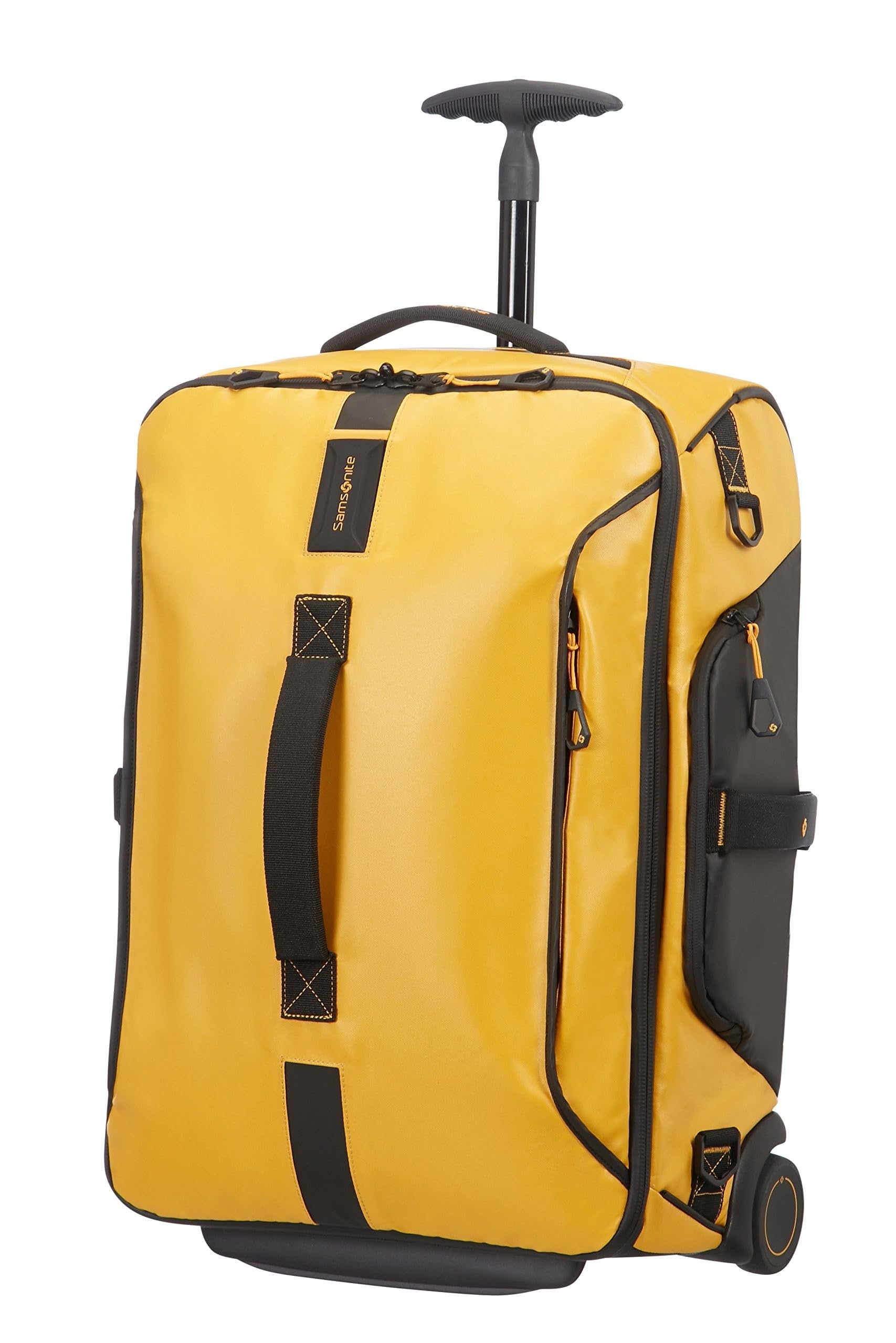 Samsonite Paradiver Light - Travel Bag/Backpack with 2 Wheels S, 55 cm, 51 L, Yellow