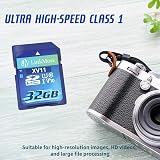 LinkMore 32GB SDHC Card A1 UHS-I U1 V10 Class 10 Camera PC 97MB/s Read view 7