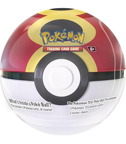 Amazon.com: Pokemon 2021 Spring Level Poke Ball Tin : Toys & Games