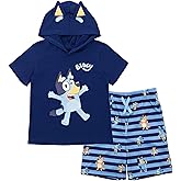 Bluey Bingo Cosplay T-Shirt and Mesh Shorts Outfit Set Toddler to Little Kid