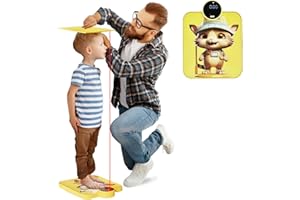 EILISON Highly Advance 2-in-1 Digital & Analog Weighing Scale for Body Weight-400lbs, 4 High Precison GX Sensor Accurate, Thick Tempered Glass, Extra Large Display (red) (Yellow)