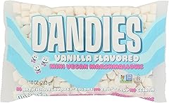 Dandies Mini Vegan Marshmallows, No Artificial Flavorings, Food Dyes, Corn Syrup, or Gelatin, Perfect for Roasting, S’mores, 