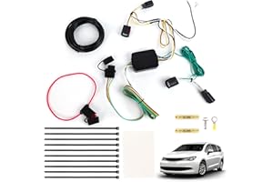 56331 4 Pin Trailer Wiring Harness Compatible with 2011-2020 Dodge Grand Caravan, 2011-2016 Chrysler Town and Country, 2021-2