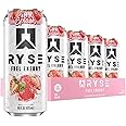 RYSE Fuel Energy Drink - Pink Splash - Sugar Free, Gluten Free & Vegan - 200mg Natural Caffeine, Taurine & Choline for Focus & Energy - No Artificial Colors - 16 fl oz Cans (12-Pack)