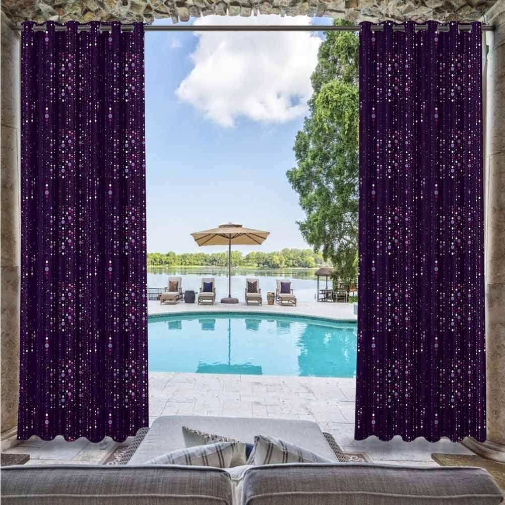 ScottDecor Abstracto Panel de cortina para exteriores de pérgola, patio