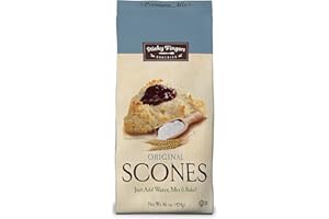 English Scone Mix, Original Flavor by Sticky Fingers Bakeries – Easy to Make English Scones Fresh Baked, Makes 12 Scones (1pk)