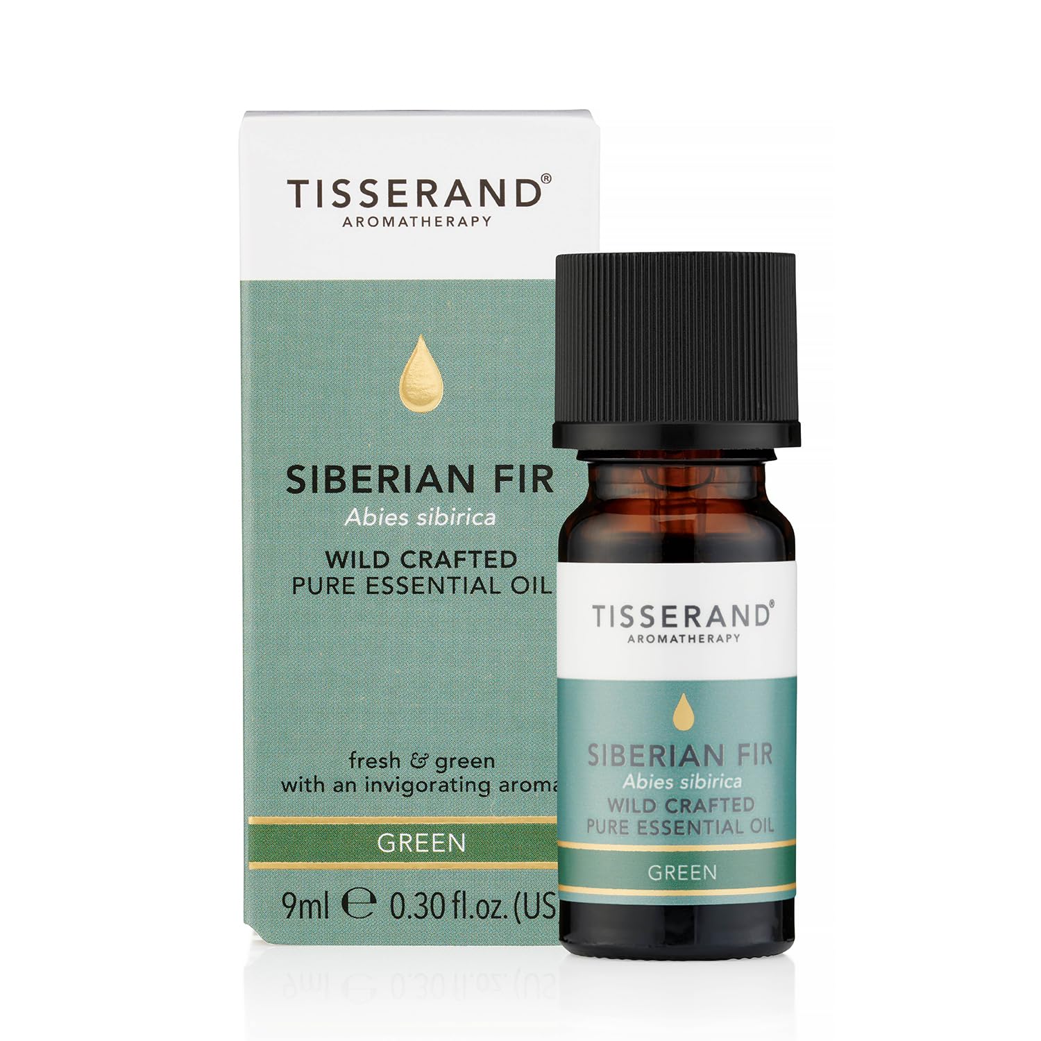 Tisserand - Wildcrafted Siberian Fir Wild Essential Oil - 100% Pure and Natural Aromatherapy Oil for Bath, Massage and More - Christmas Gifts, Relaxation Gifts for Women - 9 ml — image 1