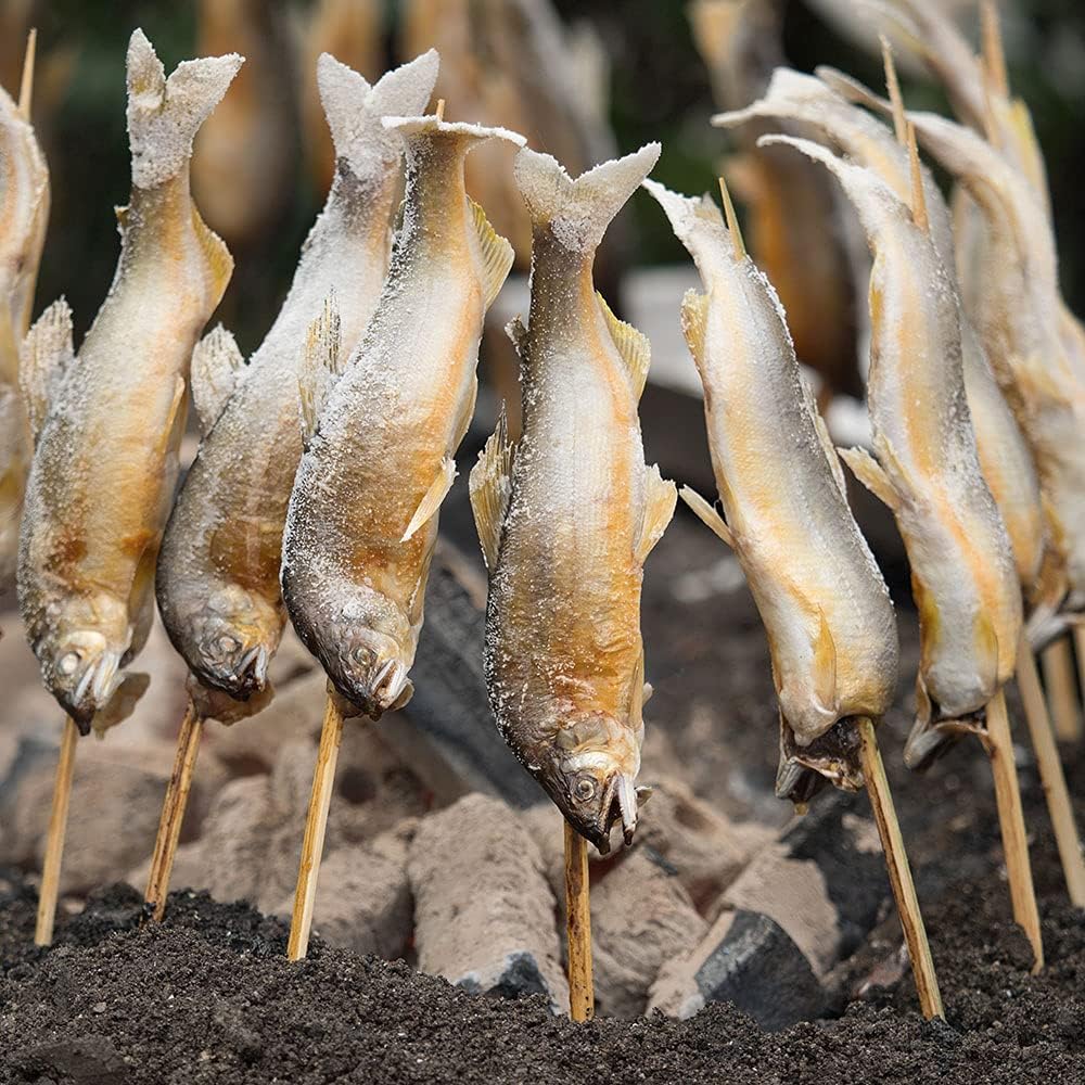 Amazon 鮎の炭火焼30尾入り 喜連川湧水育ち 鮎の塩焼き きつれがわの鮎 食品 飲料 お酒 通販