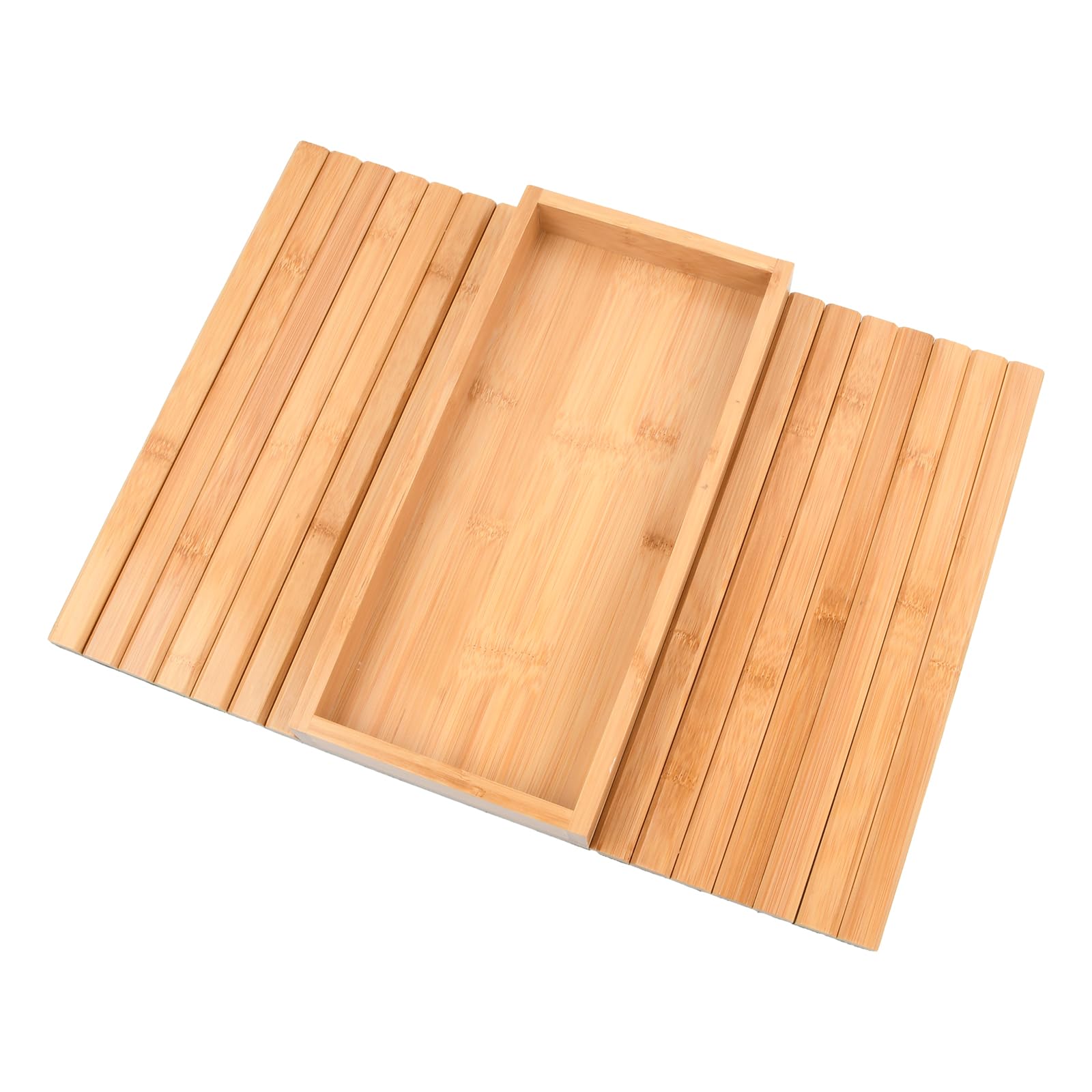 Pagezol Bamboo Sofa Arm Tray, Flexible Wooden Armrest Tray, Eco-Friendly, Anti-Slip, Foldable Couch Armrest for Drinks, Snacks, Remote Control, Perfect for Home, Office, and Small Spaces