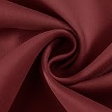 Joydeco Blackout Curtains 95 Inch Burgundy Red 2 Panel Thermal Grommet view 3