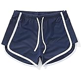 AIMPACT Mens Mesh Shorts 3 Inch Running Gym Athletic Workout Bodybuilding Booty Track Shorts Vintage Fitted Short