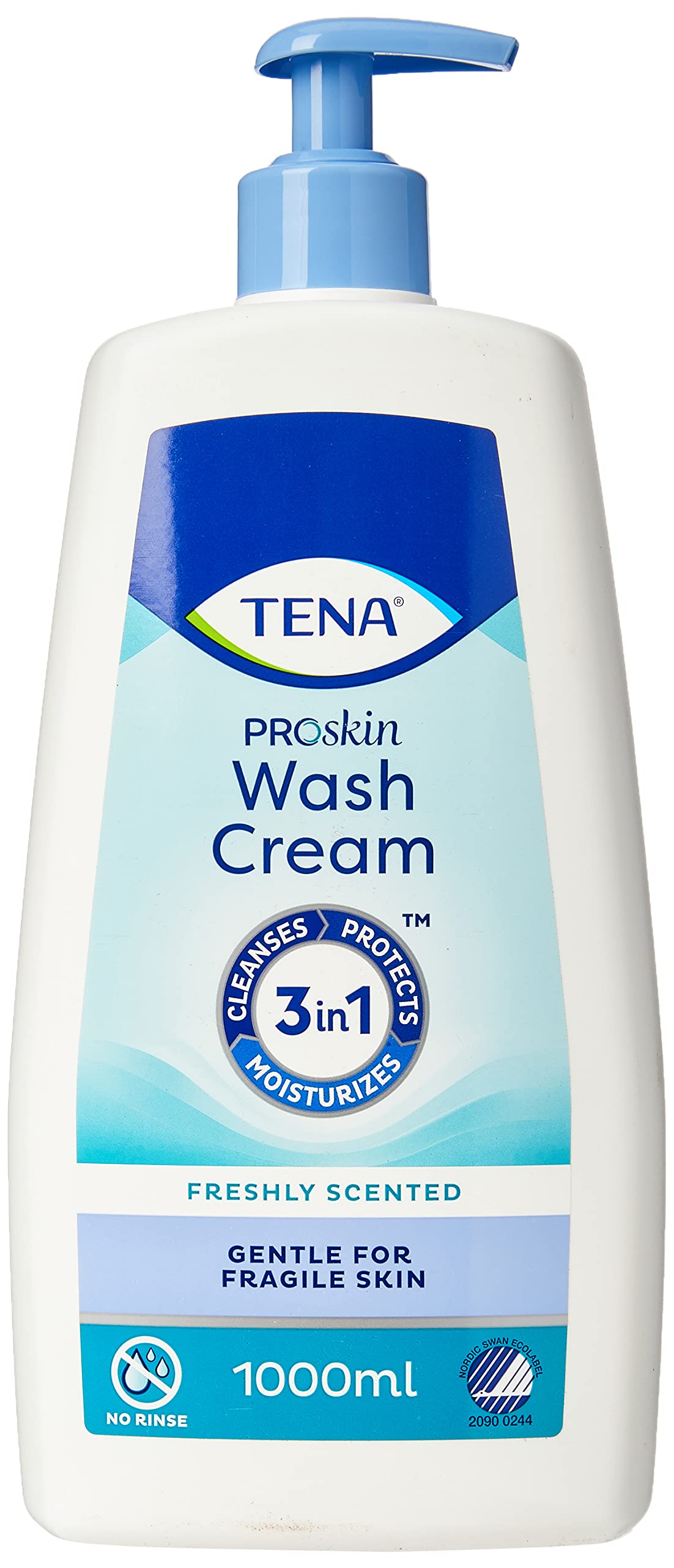 1 L Tena Wash Cream Pump Dispenser