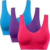 BESTENA Sports Bras for Women, Seamless Comfortable Yoga Bra with Removable Pads