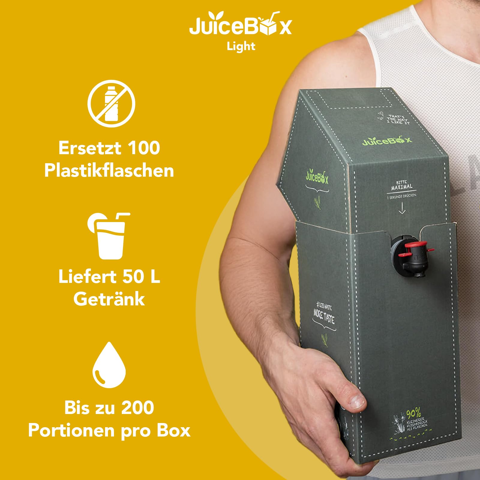 JuiceBox Sirup Light - 2 Liter ergeben 52 Liter antrinkfertiges Getränk, langanhaltend, pflanzenbasiert, köstlich & kalorienbewusst (Very Cherry) 3