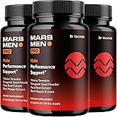 (3 Pack) Mars Men Pro - Official Mars Men Pro Supplement Natural Support Capsules, MarsMen Pro Vitamin Advanced Formula, Mars Man Pro Multivitamin Overall Health & Wellness, 180 Capsules