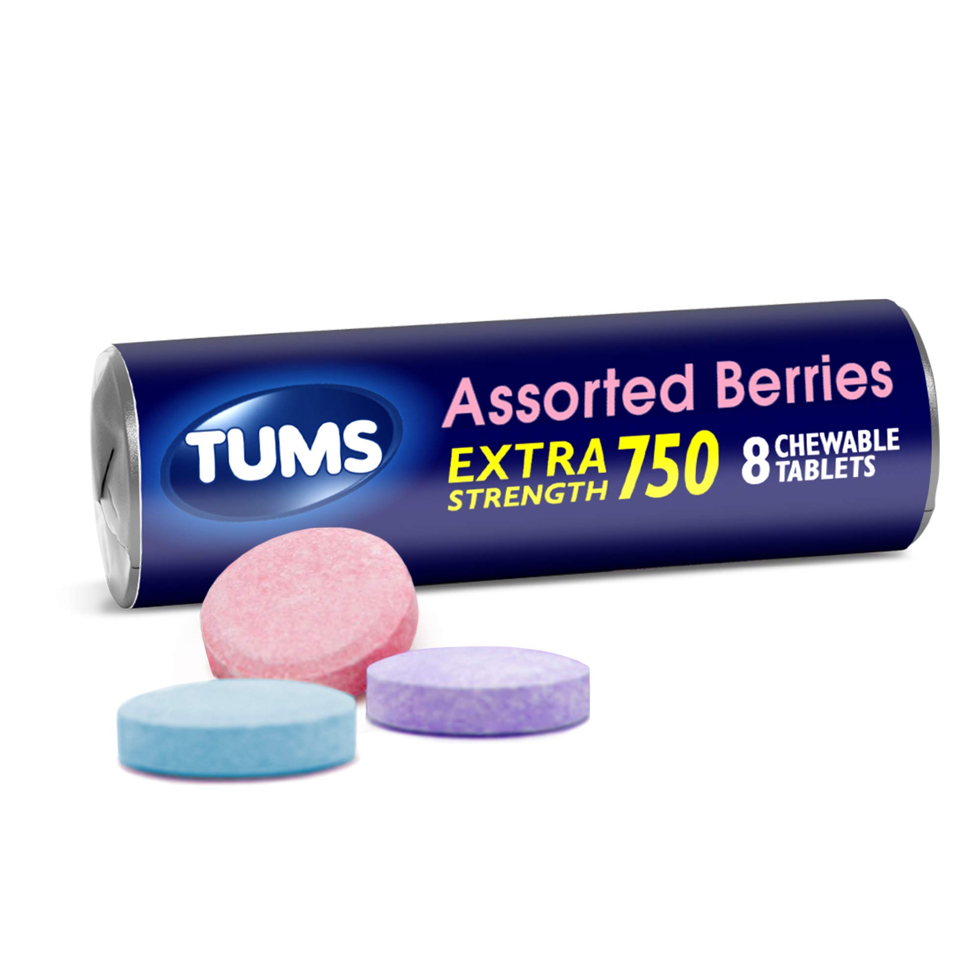 Tums Extra Strength Assorted Berries Antacid 12pk