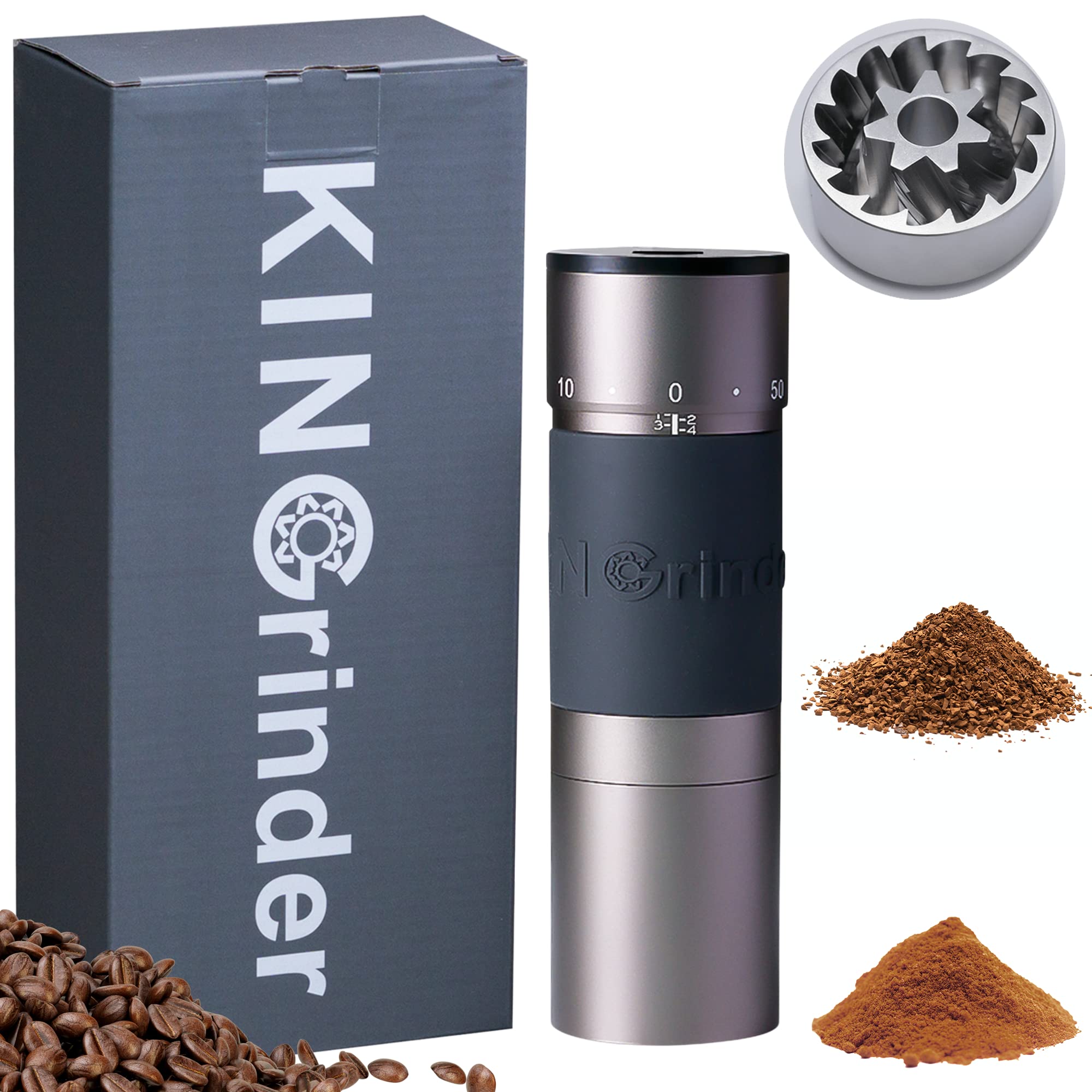 Mua K6 Manual Hand Coffee Grinder with Bent Handle 200 Adjustable Grind Settings for French
