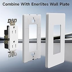 ThunderWay Matte White Decorator Receptacle Outlet