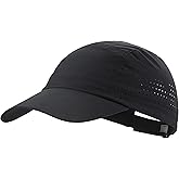 Connectyle Men's Breathable Run Hat Quick Dry Reflective Sport Cap Adjustable Lightweight Baseball Hat Unstructured Design