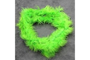 NEREIDS NET Marabou Feather Boa,79"/2cm Long Feather Boa for Hen Party Hen Do Stag Do Fancy Dress Halloween Christmas Costume
