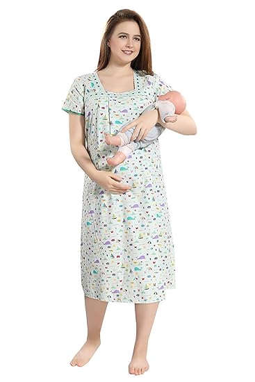 Women's Cotton Nursing Nighty