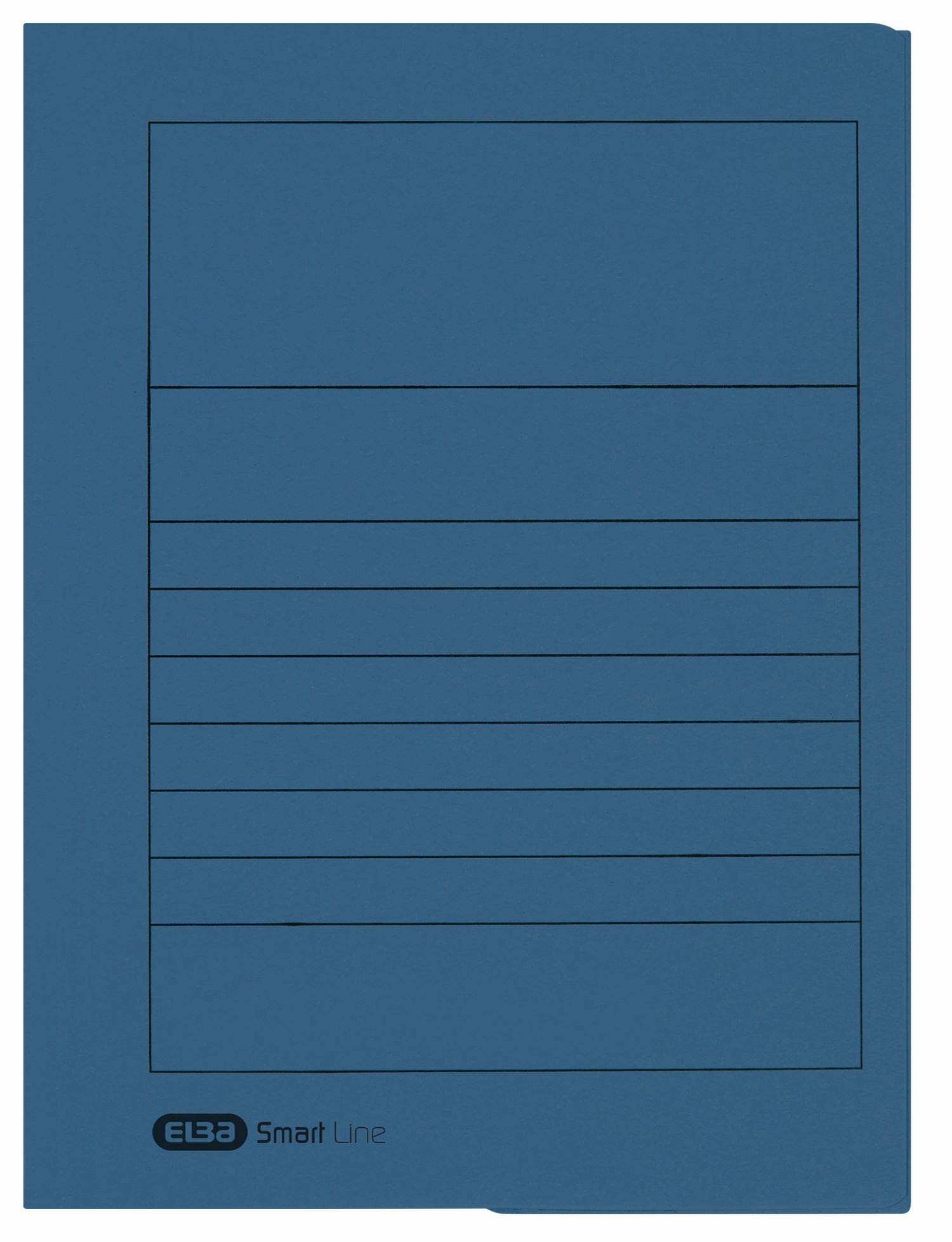 Elba 31460BL Document Cover 250 g/sq. m Manila Cardboard for 150 DIN A4 Pages Set of 25, Blue Briefcase Blue