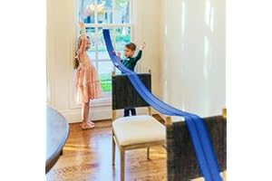 VALCHEMIST FlexTrack 5000 Flexible Race Car Track for Kids Toy with Suction Cups Compatible with Hot Wheels and Diecast 1/64th Cars and More 15 Feet Long Rolls Up Portable Racetrack (Racing Blue)