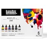 Liquitex Professional Acrylic Ink, 1-oz (30ml), Essential Color Set, Set of 6