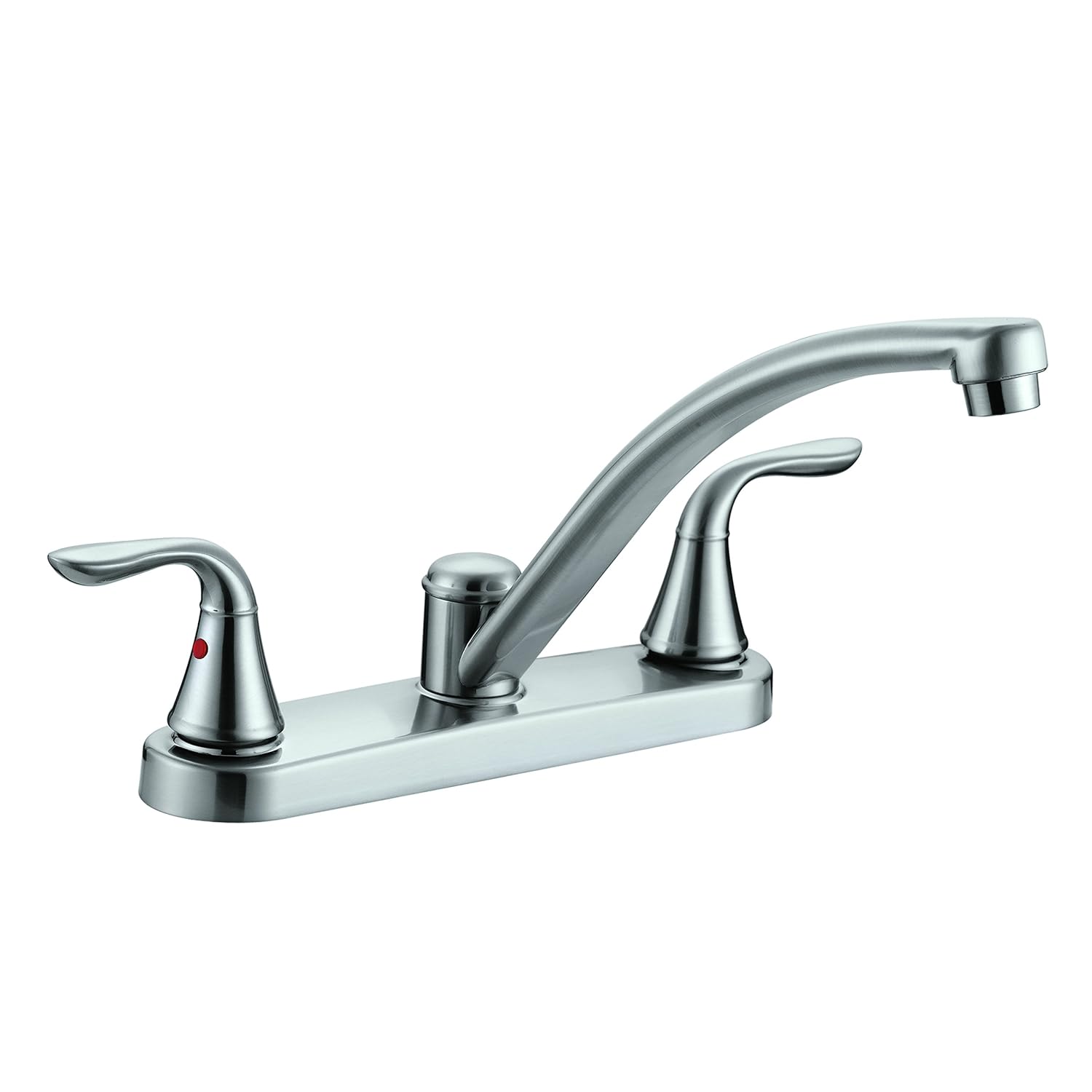 Aqua Plumb 1558002 Cupc Ab1953 8 Inch Two Handle Satin Nickel