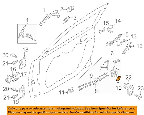 Amazon Com Hyundai Oem 13 14 Elantra Coupe Front Door Latch
