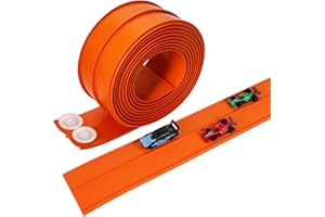AIRVOWS 15 Ft Flexible Race Track for Kids with 3 Race Cars and Storage Bag, Compatible with Hot Wheels and Diecast 1/64th Cars, Simple and Versatile Gameplay, Safe and Durable Materials, Easy to Store